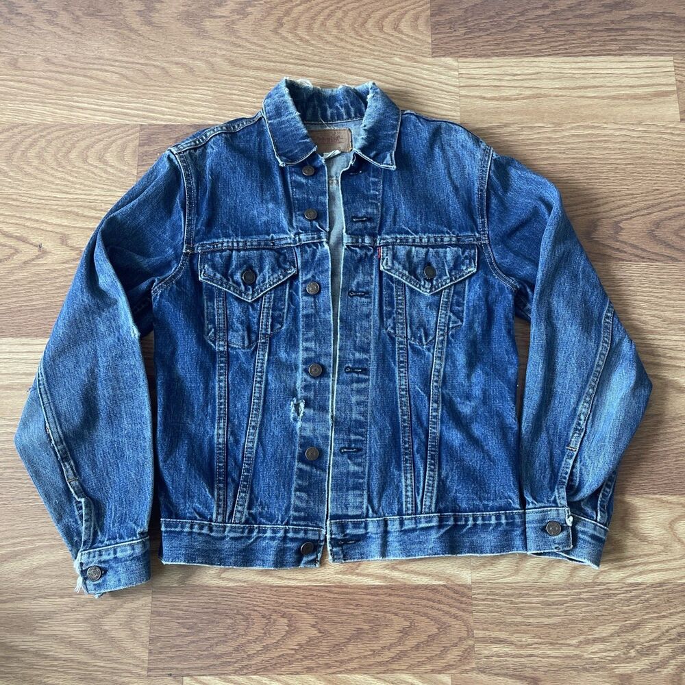 Vintage Levis Big E 60s 70s Type 3 Jacket 521 buttons S